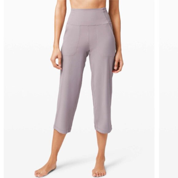 Lululemon Align Wide Leg Crop Violet Verbena 10 - Picture 1 of 12
